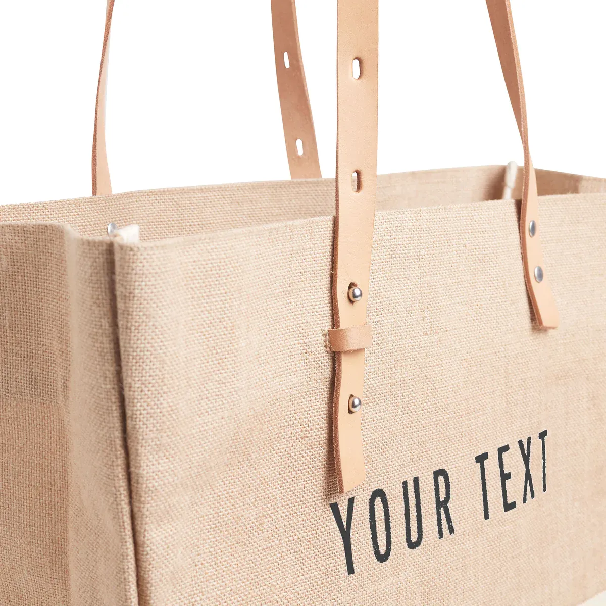 Shoulder Market Bag in Natural - Wholesale