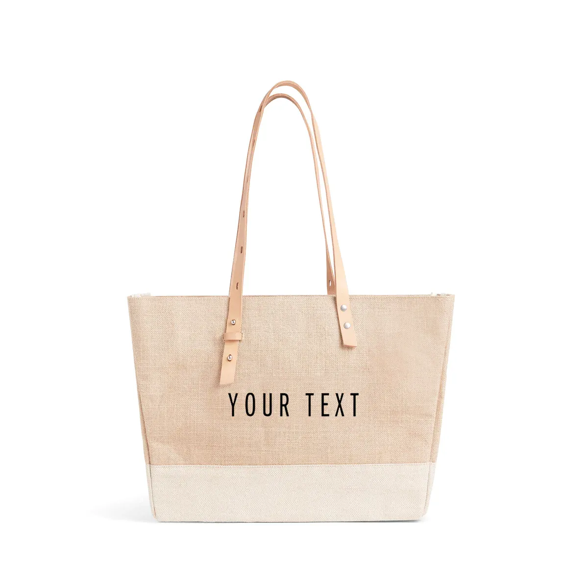 Shoulder Market Bag in Natural - Wholesale