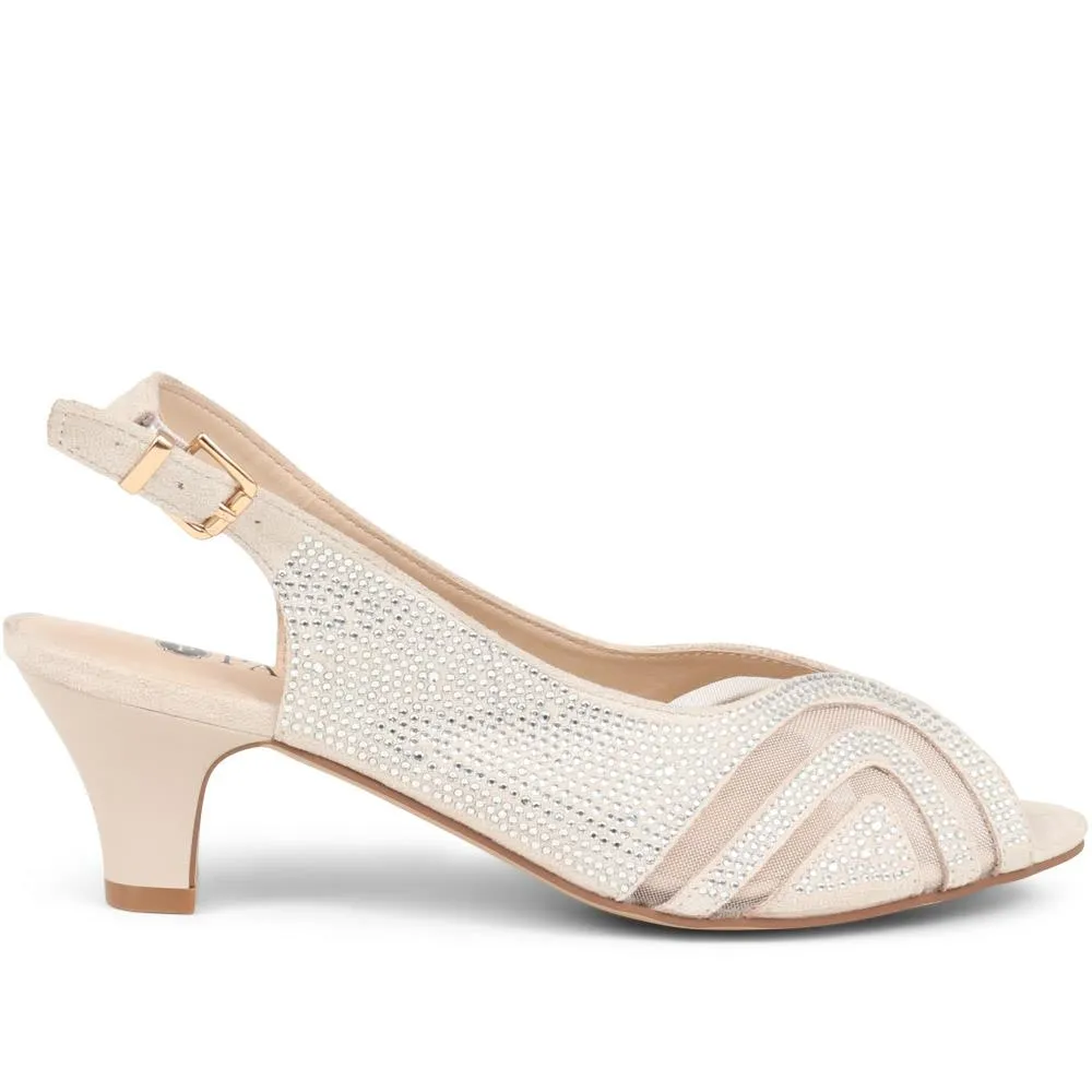 Sling-Back Evening Heels - WBINS35150 / 321 832