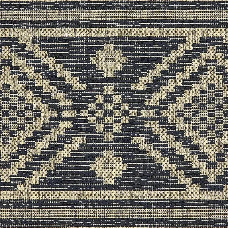 Sun shower 81241BLN Black/Brown Rug