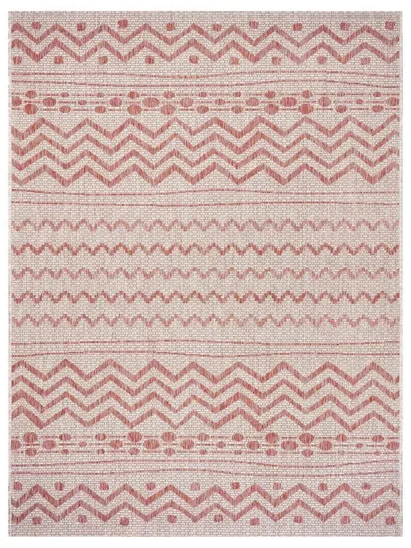 Sun shower 81244BER Beige/Red Rug