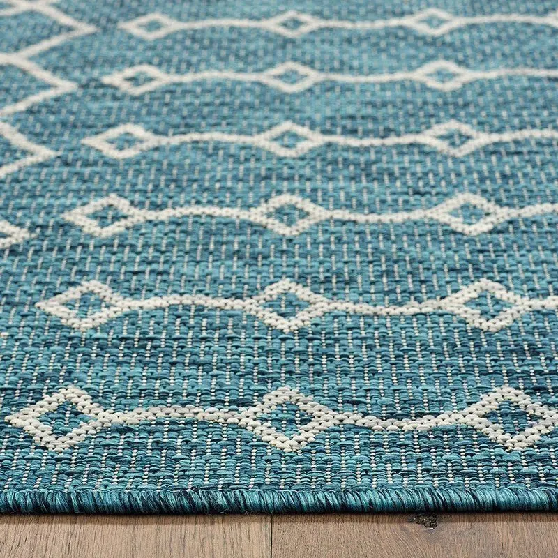 Sun shower 81247BGR Blue/Grey Rug