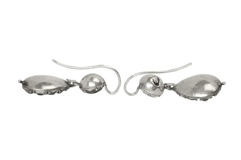 Teardrop 18th C. Paste Earrings