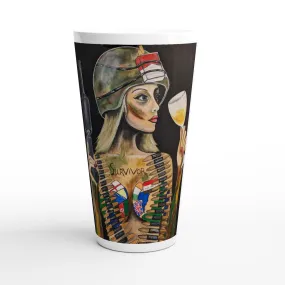 The Survivor.... Latte 17oz Ceramic Mug