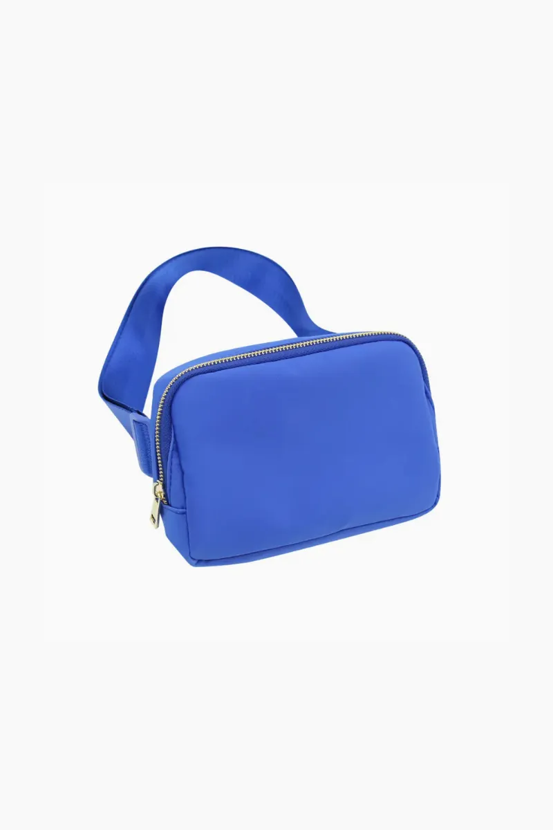 Varsity Blue Belt Bag - FINAL SALE