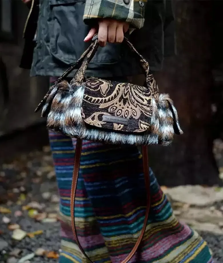 WUZZY plush crossbody bag