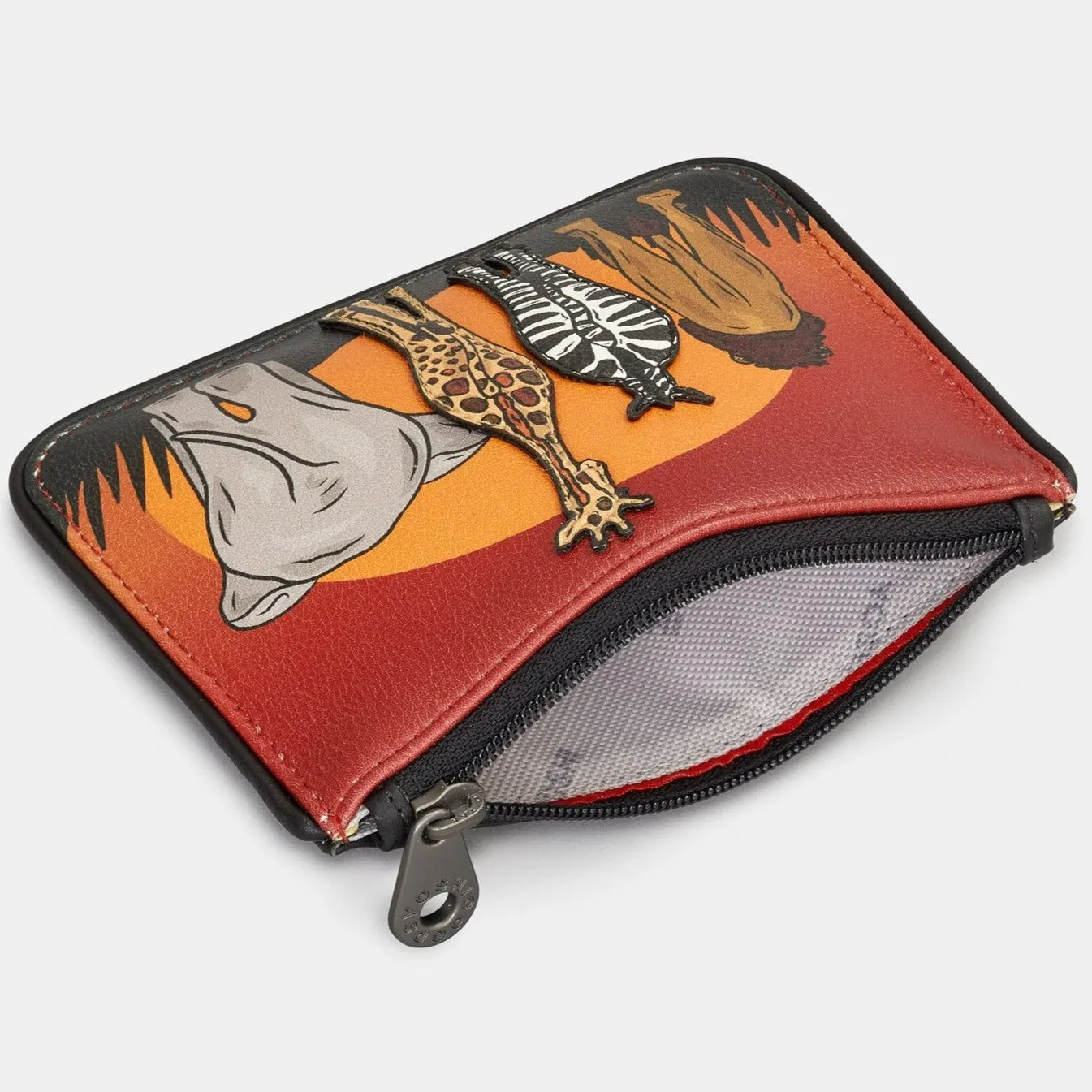 Yoshi Safari zip top purse